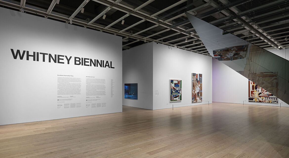 Installation View, Whitney Biennial 2024 Even Better Than the Real Thing_Photo Steven Probert
