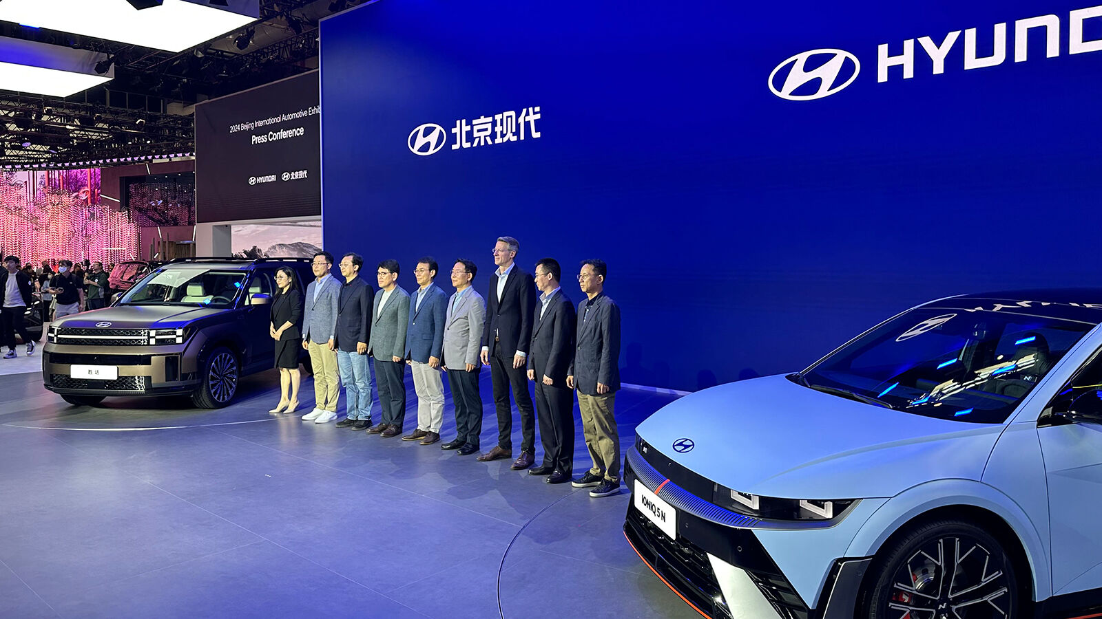 On-site photo of Hyundai press conference