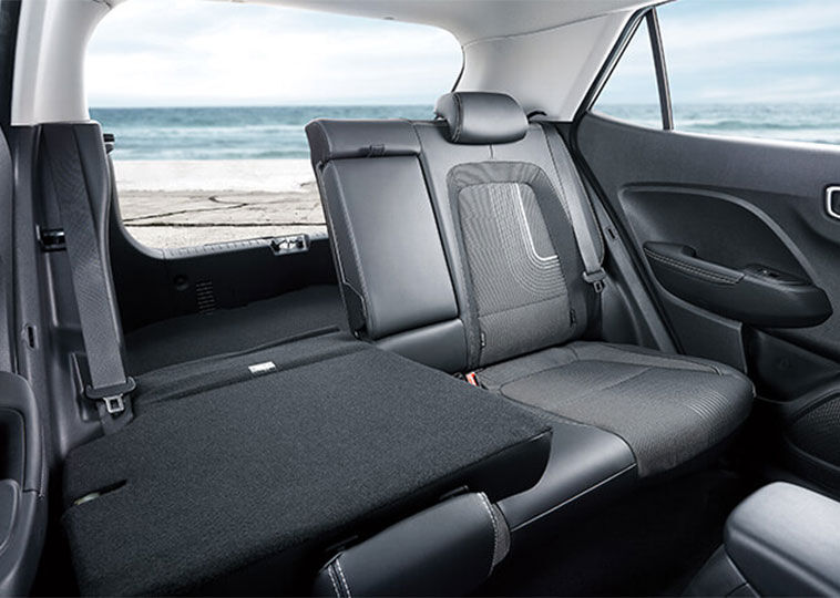 60:40 split folding rear seats