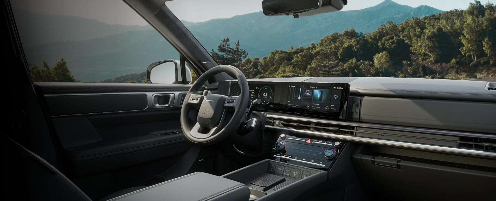 interior del Hyundai Santa Fe PHEV