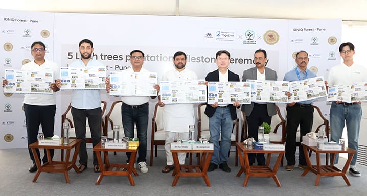 Hyundai Motor India Foundation Marks Milestone of 5 Lakh Trees Planted at IONIQ Forest in Pune, Maharashtra