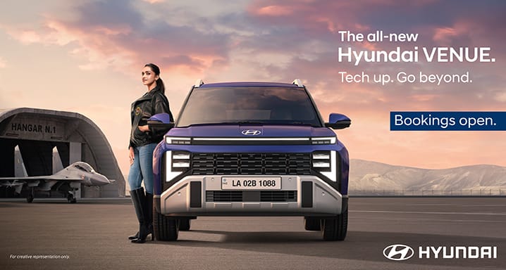 Hyundai Motor India Limited Reveals The all-new Hyundai VENUE Tech up. Go beyond.