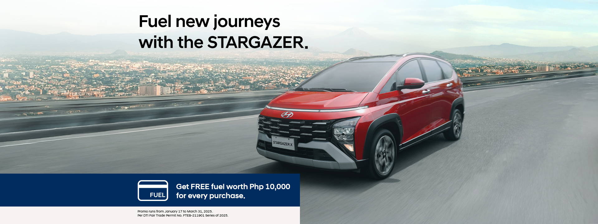 hyundai stargazer 2 year free pms promo