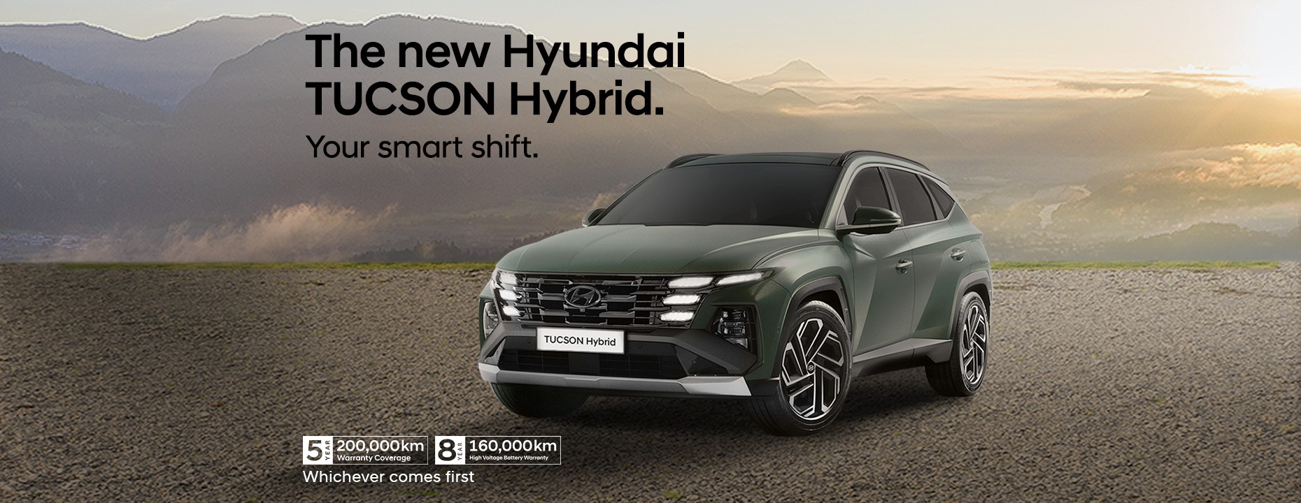 image of the Hyundai tucson hybrid