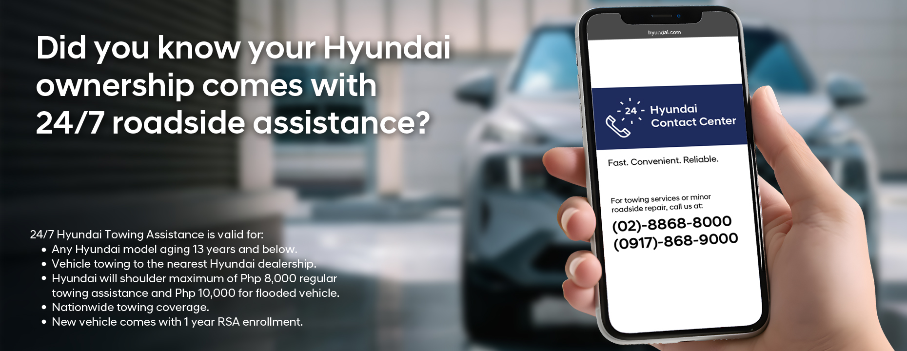 Hyundai PH Contact Center banner image