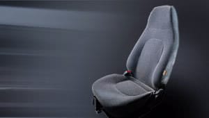 image of county bucket type driver seat