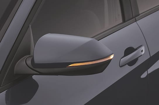 The new Elantra Exterior sideview mirrors
