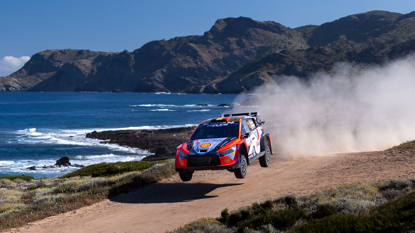 (Image 1) Hyundai Takes 1st and 3rd at Rally Italia Sardegna