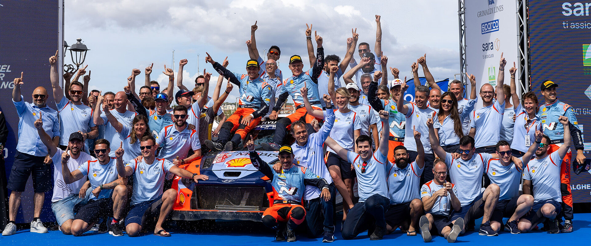 Hyundai Takes 1st and 3rd at Rally Italia Sardegna
