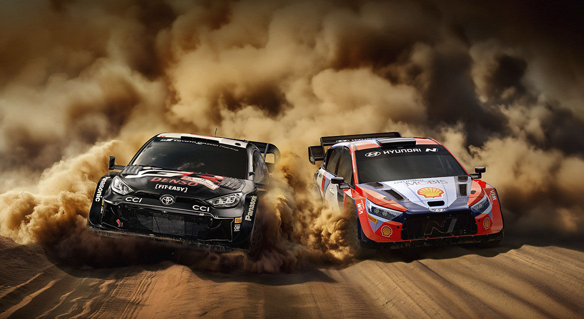 Toyota GR YARIS Rally 1 Hybrid and Hyundai i20 N Rally 1 Hybrid