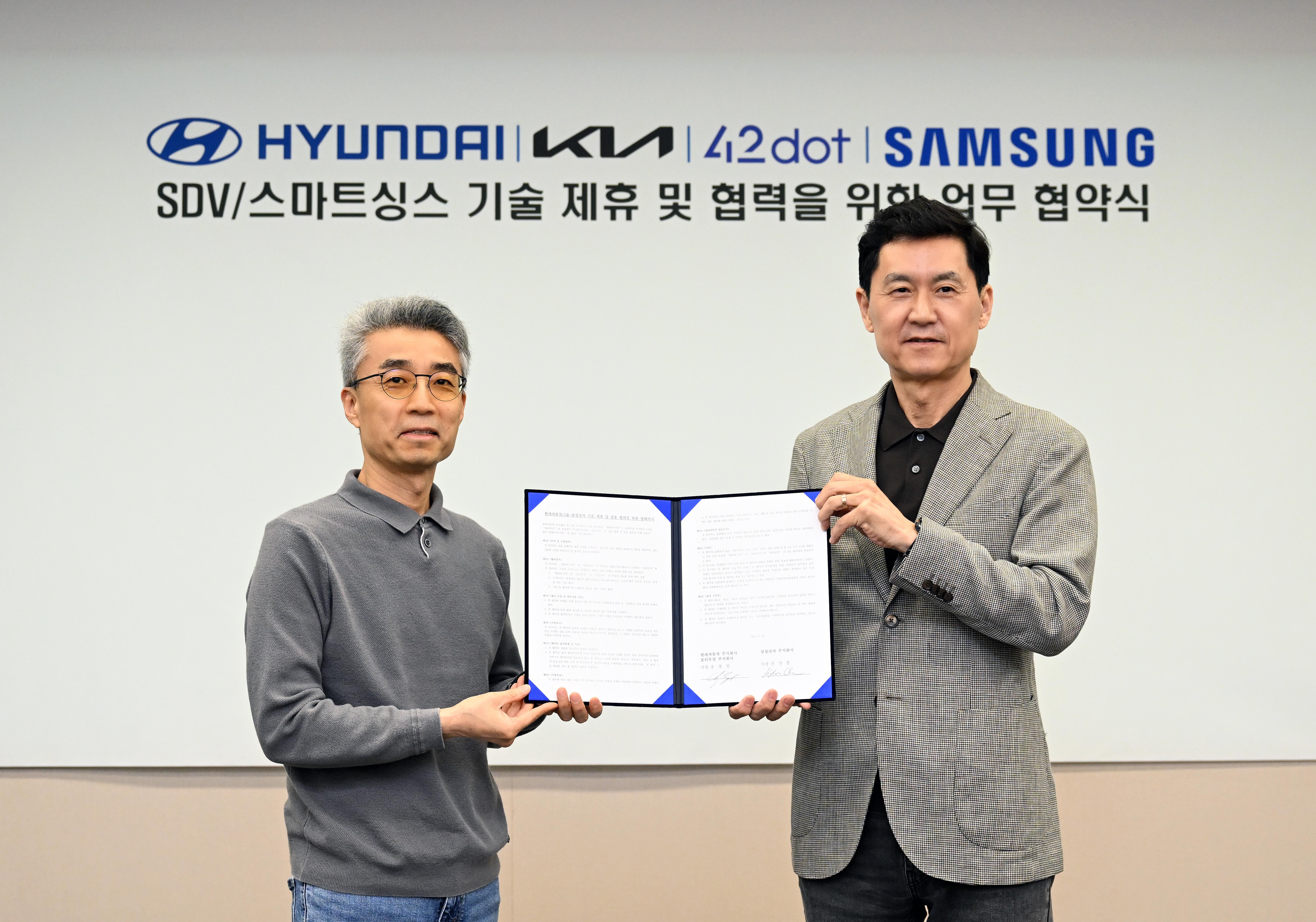 #Hyundai Motor Group # Samsung Electronics #SDV 